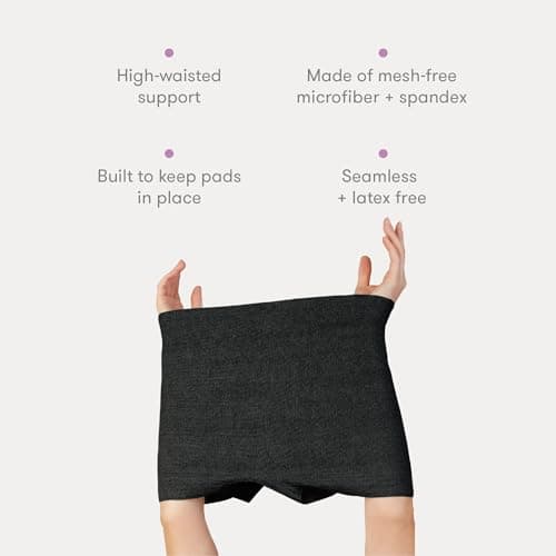 Frida Mom 8pc Postpartum Underwear, Disposable Boyshort Panties, Stretch Support, New Mom Essentials, Medium (28in-42in)