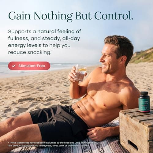 Keto Burn & GLP-1 Supplement Weight Loss for Women and Men - Appetite Suppressant, Fat Burner and Metabolic Health with BHB Raspberry Ketones, Apple Cider Vinegar, Berberine HCL (3rd Party Lab Tested)